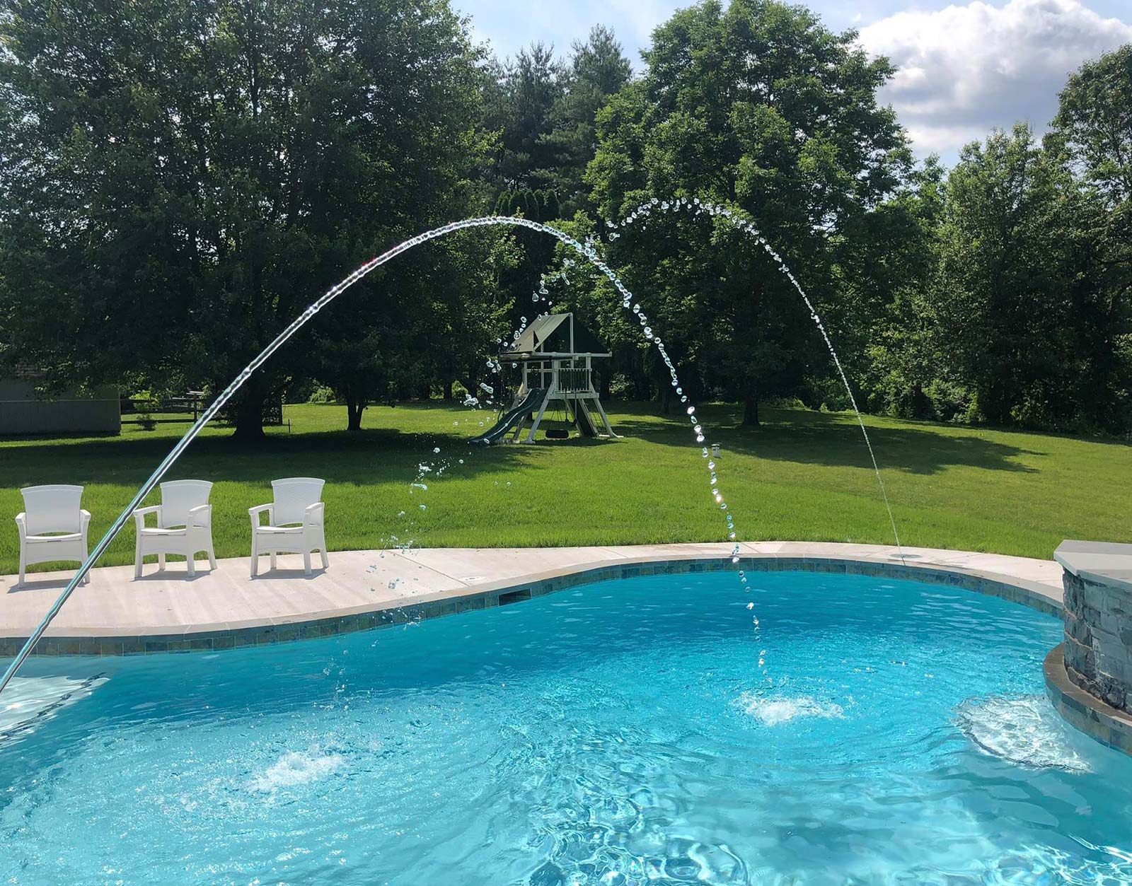pool fountain