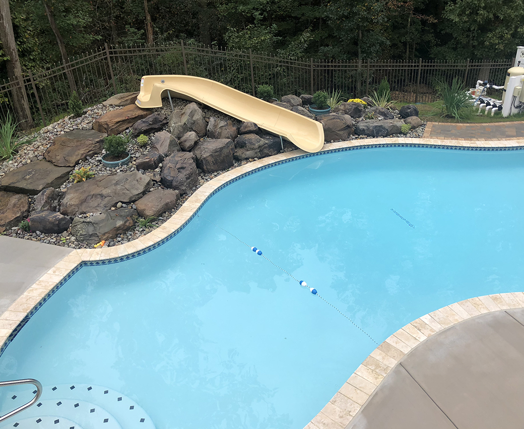 Add A Pool Slide For A Summer Of Fun Woodfield Outdoors