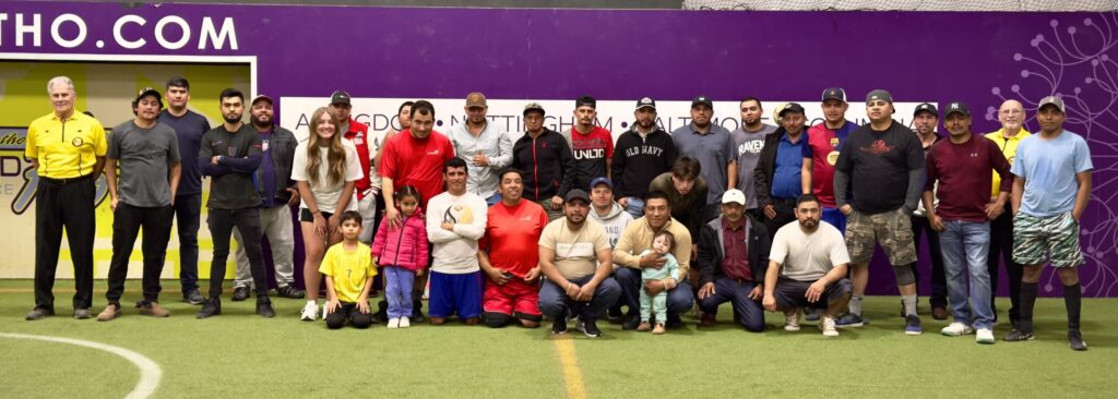 The Woodfield Production Crew on a team outing
